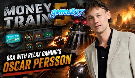 Tampilan visual dan karakter ikonik dalam permainan slot Money Train 5